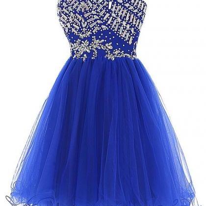 Grade Prom Dresses Shipping Royal Blue Short Homecoming Dress For ...