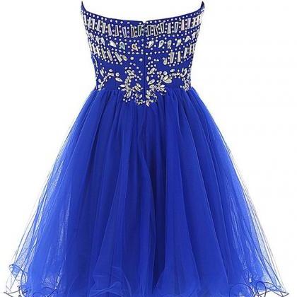 Grade Prom Dresses Royal Blue Short Homecoming..