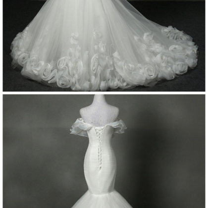 Wedding Dress ,mermaid Real Photo Casamento Tulle..