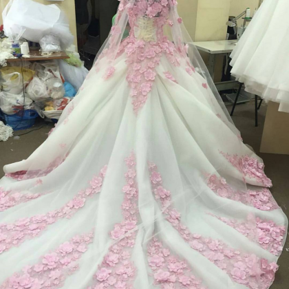 Prom Dress,modest Prom Dress,flower Wedding..