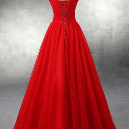 Red Formal Dresses,sexy Off The Shoulder Formal..