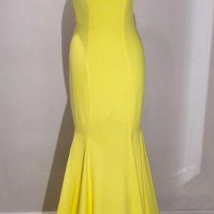 Prom Dress,sexy Prom Dress, Yellow Prom..