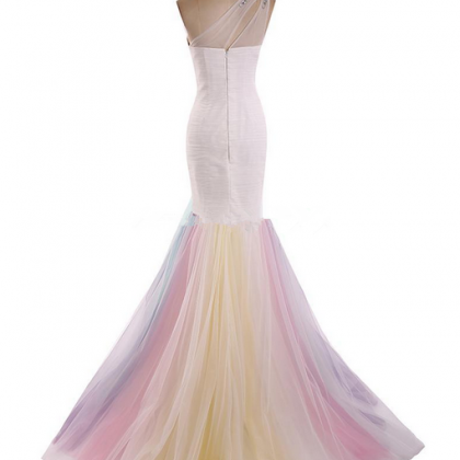 Ever Pretty Colorful Mermaid Beaded Tulle One..