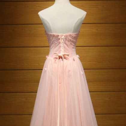 Luxury Strapless Long A Line Evening Dresses..