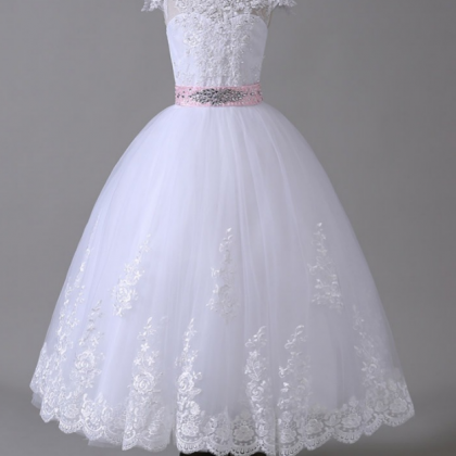 Flower Girl Dresses ,for Weddings Ball Gown ,cap..