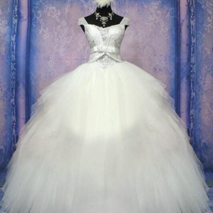 Wedding Dress, Luxurious Wedding Dress, Crystal..