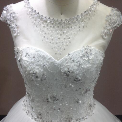 Real Sample O-neck Tierad Lace&tulle..