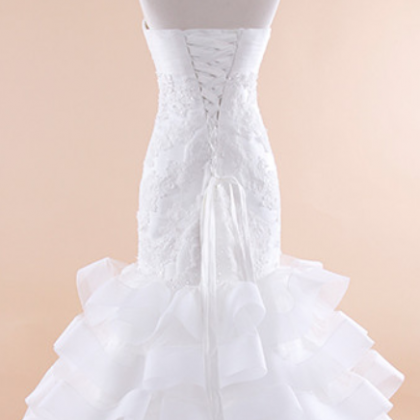 Strapless Sweetheart Mermaid Wedding Dress With..