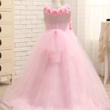 Flower Girl Dresses For Weddings, Pink Flower Girl..
