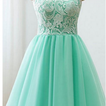 Cute Homecoming Dress, Light Green Homecoming..