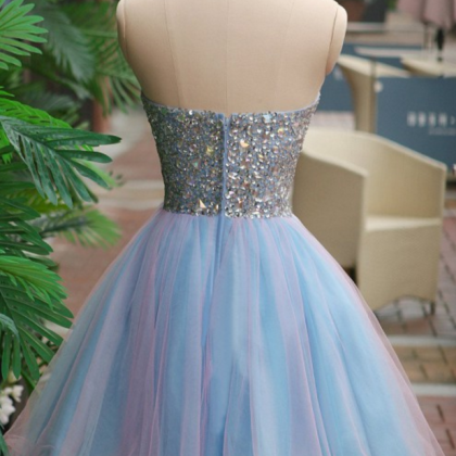 Blue Homecoming Dresses, Short Party Dresses,..