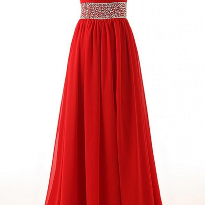 Sexy Prom Dress,prom Dresses,red A Line Prom..