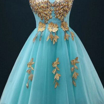 Charming Prom Dress,applique Prom Dress,bodice..