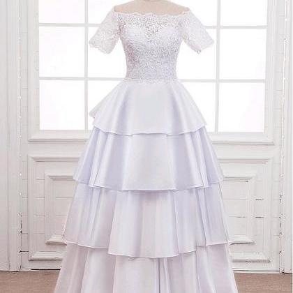 Chic Tulle & Satin Off-the-shoulder..