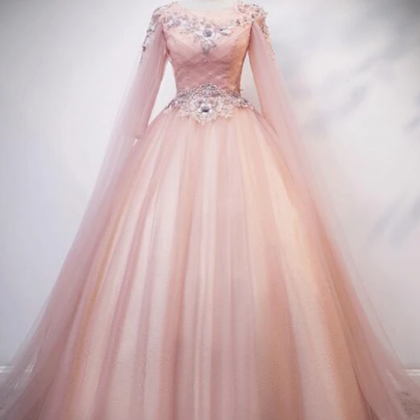 Beautiful Ball Gown Formal Dress, Prom Gown