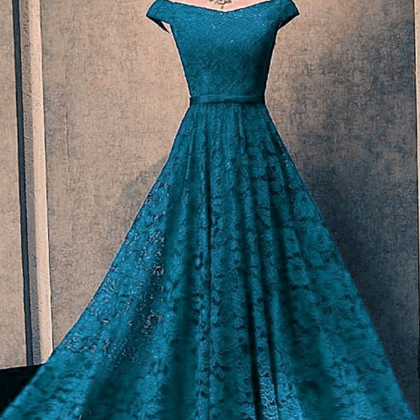 Beautiful Simple Off Shoulder Evening Gown, Prom..