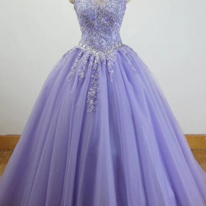 Gorgeous Cap Sleeve Ball Gown Quinceanera Dresses..