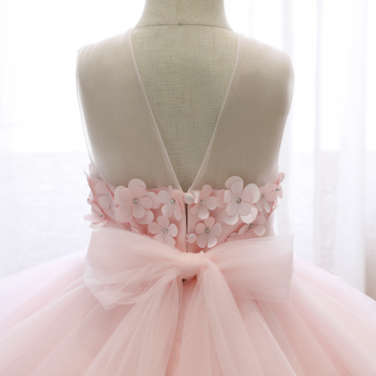 Flower Girl Dresses,puffy Yarn Princess Dress..