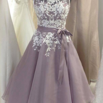 Charming Prom Dress,sleeveless Appliques Prom..