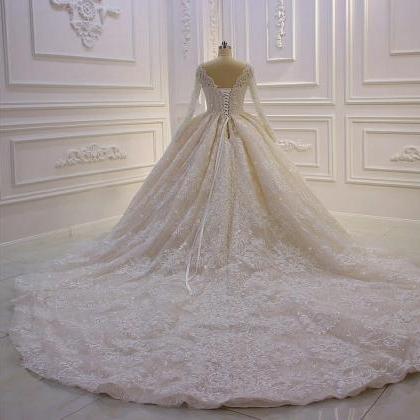 Luxury Ball Gown 2021 Wedding Dress..