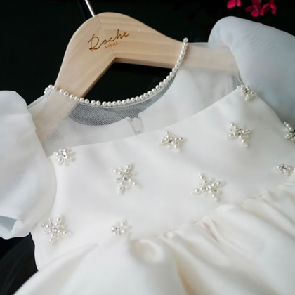 Flower Girl Dresses White Baby Girls Dress..