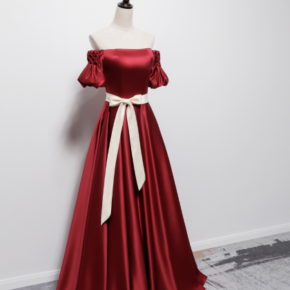 Prom Dresses,high-quality Texture Satin Bridal..
