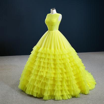 Prom Dresses,tall Collar Evening Dress Tulle Prom..