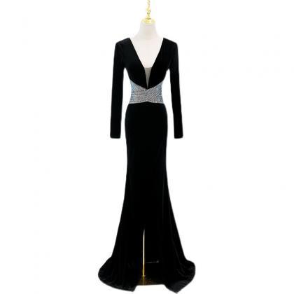 Prom Dresses,black Evening Dress 2022 Explosive..