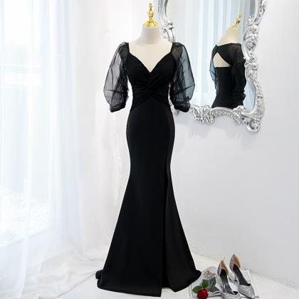 Prom Dresses,black Evening Dress..