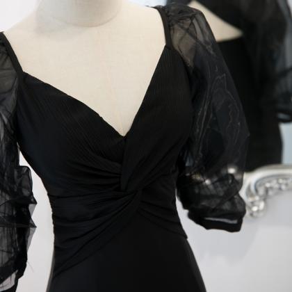 Prom Dresses,black Evening Dress..
