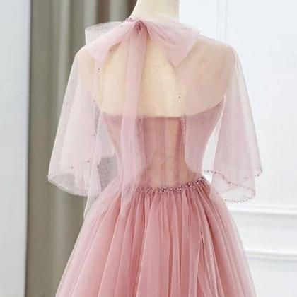 Prom Dresses,tulle Tea Length Prom Dress, Tulle..