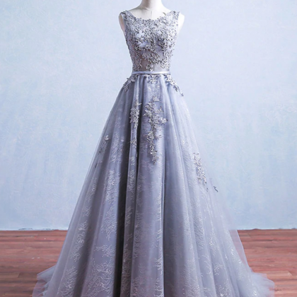 Prom Dresses, Tulle Lace Long Prom Dress,..