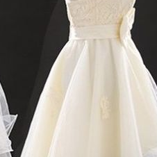 Lovely High Low Sweetheart Prom Dress With Bow,..