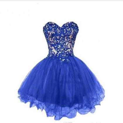 Sparkle Homecoming Cocktail Dress, A-line Tulle..