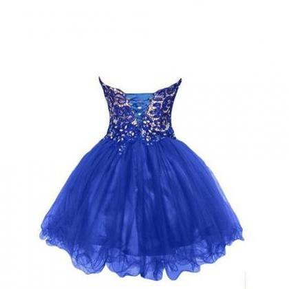Sparkle Homecoming Cocktail Dress, A-line Tulle..