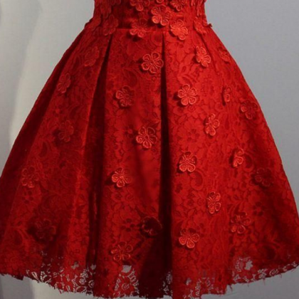 Red Homecoming Dress,short Homecoming Dress