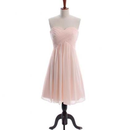 Sweetheart Neckline Short Chiffon Party Dress,..
