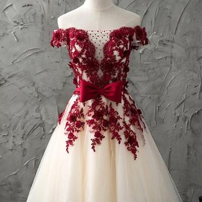 Charming Prom Dress, A Line Prom Dresses, Elegant..