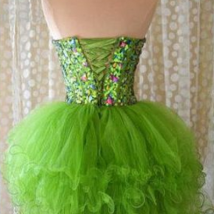 Sweetheart A-line Homecoming Dresses,short Prom..