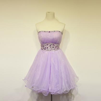 Strapless Short Prom Dresses,charming Homecoming..