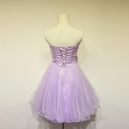 Strapless Short Prom Dresses,charming Homecoming..