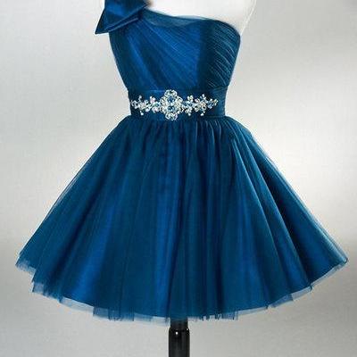 Short Tulle Homecoming Dress, Featu..