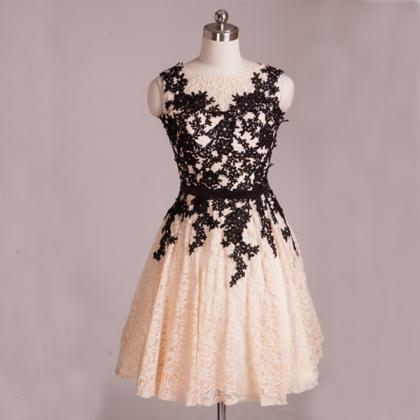 Short Lace Homecoming Dresses,charming A-line..