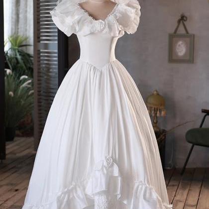 Wedding Dress Princess Senior Sense Of Vintage..