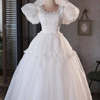 Light Wedding Dress Princess Senior Sense Of Light..