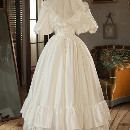 Out Of The Door Tulle Princess Satin Light Wedding..