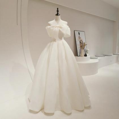 One-shoulder Wedding Dress Bride Princess Wind Out..