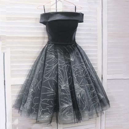Black Dress Party Dresses Bling Sation Tulle Off..
