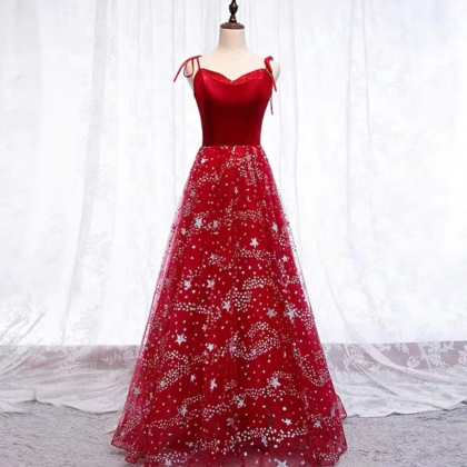 Prom Dresses,red Evening Dress, Birthday Party..