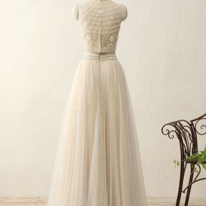 Prom Dresses,elegant Sweetheart Two-piece Tulle..